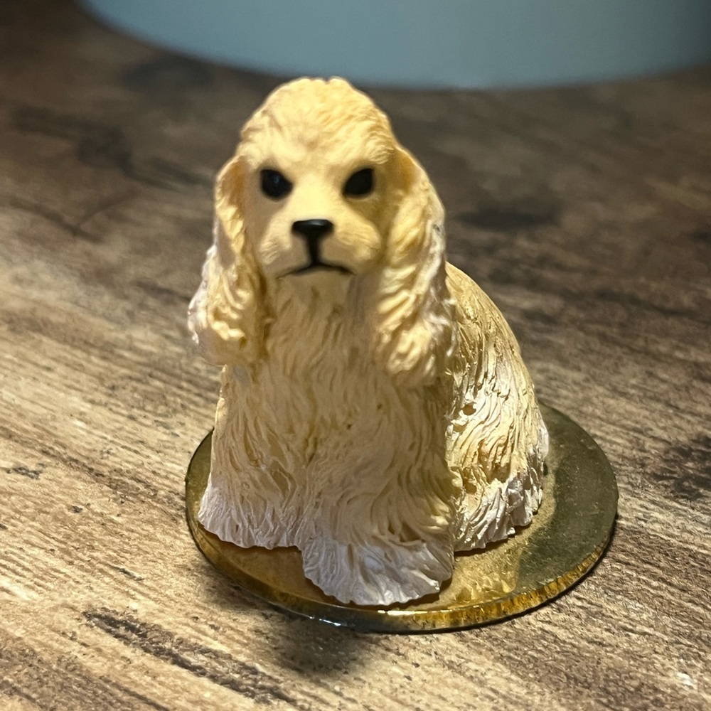 Vintage Cocker Spaniel Dog Figurine